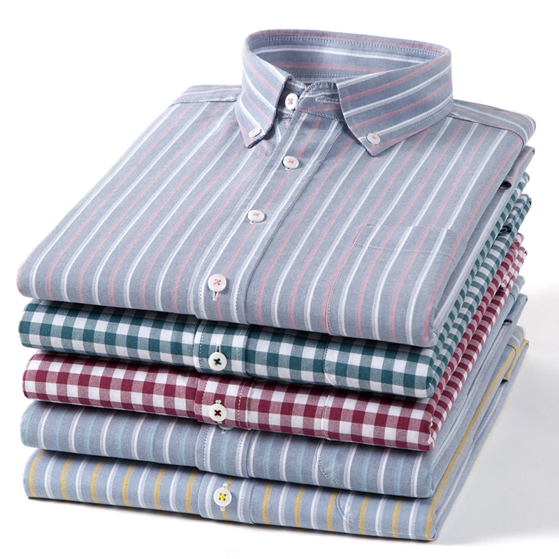 2026 Spring and Autumn 100% Co - Oxford Cotton Casual Shirt Business ulasan dan harga